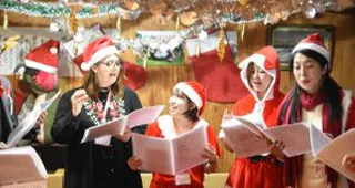 クリスマスパーティーの様子